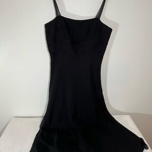Adrianna Papell Elegant Black Silk‎ dress size 12